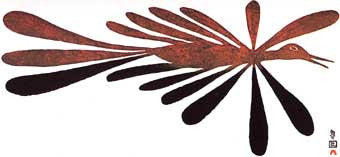 Multi-Feathered Bird