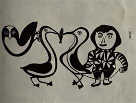 Child with Captive Bird