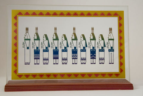 Navajo Glass Display by David Martinez