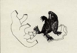 Bear Attacking Walrus