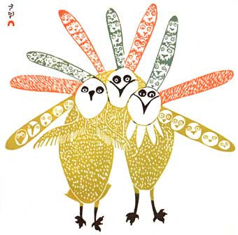 Feathered Trio