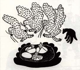 Birds Feeding Chicks