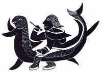 Woman Fighting Sea Spirit