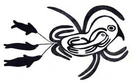 Bird Spirit with Seals