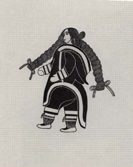 Young Woman in Caribou Amautik