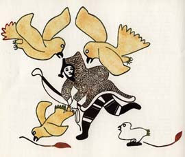 Birds Attacking Goose Junter