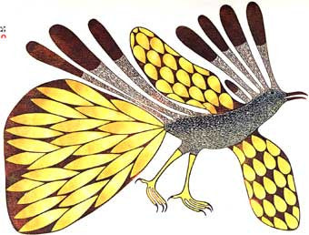 Large Bird from the Sun