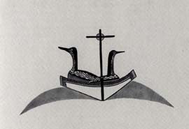 Two Loons at Sea