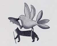A Bird Steals a Fisherman