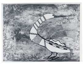 Loon in a Strong Wind