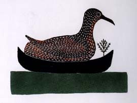 Giant Bird in a Canoe
