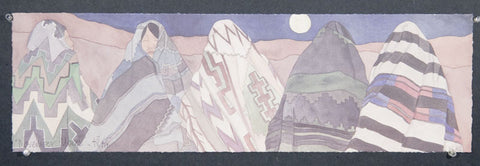 November Moonóprint by Irene Klar