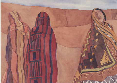 Colours Of Burnt Wateróprint by Irene Klar