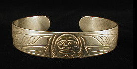 Sterling silver bracelet with traditional tribal designs