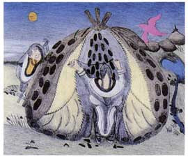 Mending the Summer Tent