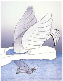 Timiaq Iqaluktuk (Bird Caught it's Fish)