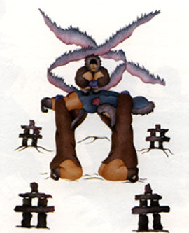Imitating Inukshuks