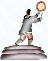 Old Inuit Tradition (Drum Dancer)