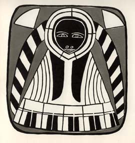 Figure in Striped Clothing