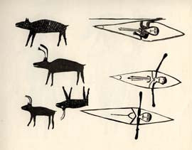 Pursuit with Spears and Kayaks