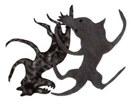 The Dancing Wolf and his Shadow