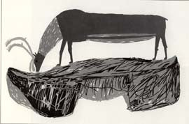 Grazing Caribou