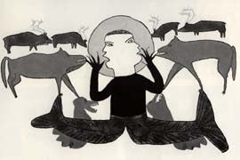 Shaman Calling the Animals