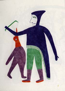 Inuk Catching A Birds