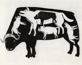 Umingmak (Muskoxen), Animals Afraid of Animals