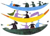 People in Kayaks