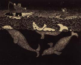 Whaling on Rough Sea