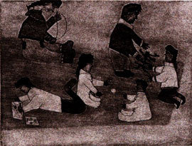 Children Playing Games at Daycare