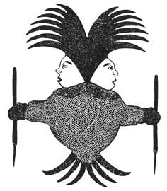 Hunter with Two Heads