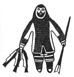 Man Fishing for Winter