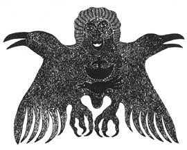 Crow with Human Face