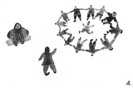 Children Dancing to the Whaler's Jig