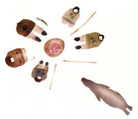 Mikiaktookou (Eating Raw Meat)