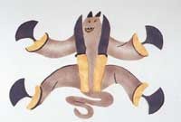 Creature With Ulus and Knives