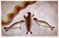 Mother Seal/Twin Pups