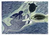 Sedna Luring a Fish, State 2