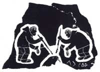 During the Winter, they Harpoon the Walrus at the Breathing Hole