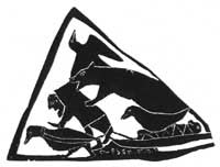 Bear Biting Man