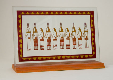 Navajo Glass Display by David Martinez