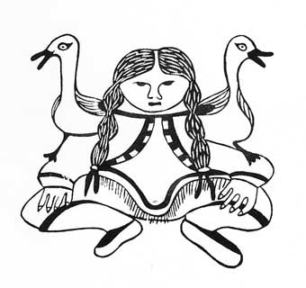 Girl with Gulls