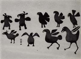 Nine Arctic Birds