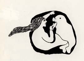 Seamaid with Walrus