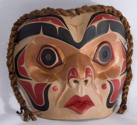 Copper Woman Mask by Alison Kewistep