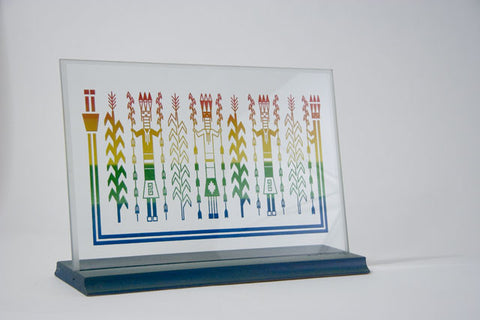 Navajo Glass Display by David Martinez