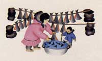 Drying Fish